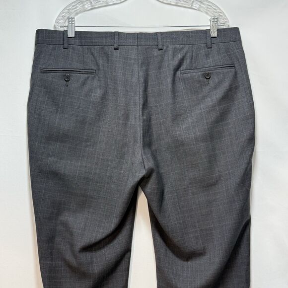 Lauren Ralph Lauren Men’s Wool Blend Dress Pants Gray 38x30 Flat Front - Picture 4 of 13